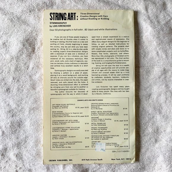 Book | String Art Symmography - Lois Kreischer | 🇺🇸 Vintage - Picture 7 of 8